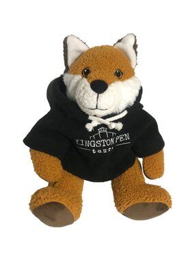 Kingston Penitentiary Plush Fox Toy With Black Hoodie 12" Pen Tour